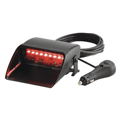 Luz interior Viper S2 sencilla, bicolor, rojo/azul, 12 LED, 23 patrones, incluye adaptador para encendedor