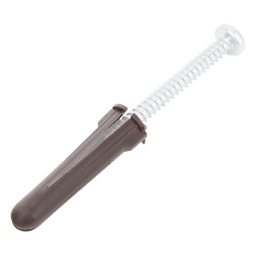 Taquete de Fijación / Doble Expansión Multidireccional / Tornillo 10 mm x 44.5 mm (1 3/4") / Resistencia 80 kg / Polietileno HDPE / Rango Térmico -50°C a +80°C