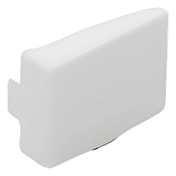 Tapa final / PVC autoextinguible / ABS / -40°C a +85°C / 0.006 kg / NOM-001-SEDE-2005