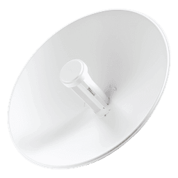 PowerBeam airMAX M2, hasta 150 Mbps, frecuencia 2 GHz (2405 - 2475 MHz) con antena tipo plato de 18 dBi