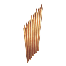 Varilla de Puesta a Tierra / Acero AISI 1018 / Recubrimiento de Cobre Electrolítico / Diámetro 3/4" / Longitud 3 m (9.8 ft)