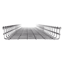 Charola Tipo Malla / Ancho 300 mm (11.8 in) / Peralte 66 mm / Tramo 3 m (9.84 ft) / Electro Zinc / 315 Cables Cat6
