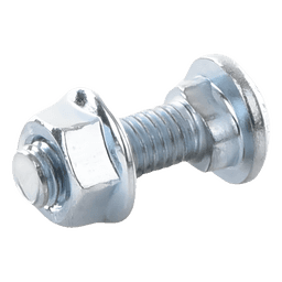 Tornillo Métrico con Tuerca / Acero al Carbono 6 mm / Largo 20 mm / Acabado Electrozincado 15-20 µm / Uso Interior