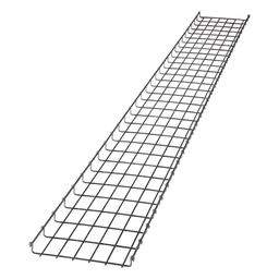 Charola Tipo Malla / 100 mm x 33 mm / Electro Zinc 15-20 μm / 3 m (9.84 ft) / 53 Cables Cat6