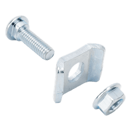 Kit de unión para charolas / Acero al carbón / Electro Zinc / Ancho hasta 300 mm (11.8 in) / Carga ligera