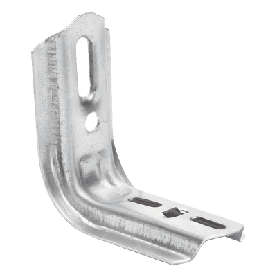 Ménsula omega tipo L 110mm inteligente, para montar charola de 50 a 100mm en pared o muro
