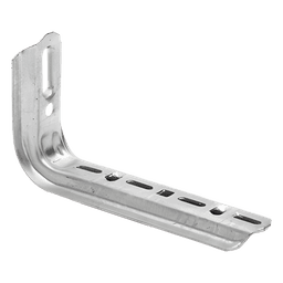 Ménsula omega tipo L inteligente, 310 mm de ancho, con acabado Electro Zinc