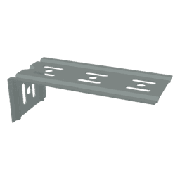 Ménsula económica, para montaje en pared, para anchos de charola de 150mm, con acabado Electro Zinc