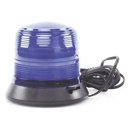 Burbuja Señalización LED / 6 LEDs / Color Azul / IP65 / Montaje Magnético / 12 VCC / Adaptador Vehicular