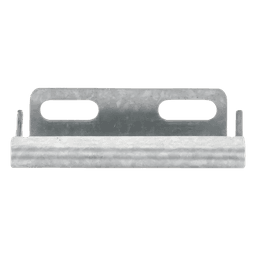 Placa salida a tubo automática para peralte de 66mm y 116mm, con acabado Electro Zinc