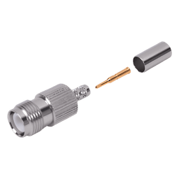 Conector TNC Hembra Inverso para cable RG-142/U.