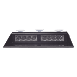 Luz de visera para interior / 12 VCC / 22 patrones de destello / 8 LED / 4.5 x 1.9 x 1.0 in