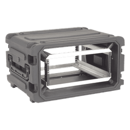 Gabinete Móvil con Amortiguador / Rack 19" / 4U / Ruedas Integradas / Resistente a Golpes y Agua / 23.875" Profundidad Riel a Tapa