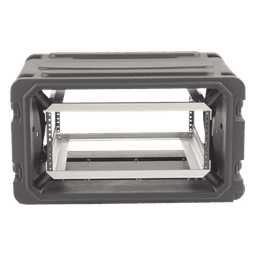 Gabinete Móvil con Amortiguador / Rack 19" / 4U / Ruedas Integradas / Resistente a Golpes y Agua / 23.875" Profundidad Riel a Tapa