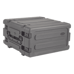 Gabinete Móvil con Amortiguador / Rack 19" / 4U / Ruedas Integradas / Resistente a Golpes y Agua / 23.875" Profundidad Riel a Tapa
