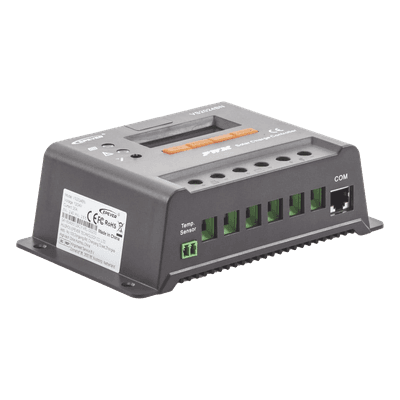 Controlador Solar de Carga y Descarga PWM 12/24V 20A con Display, Parámetros Configurables