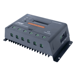 Controlador Solar de Carga y Descarga PWM 12/24V 30A con Display, Parámetros Configurables