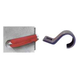 Kit de fijación / 8 grapas + tornillos + taquetes / Tubo 1/2" / Polietileno flexible / -10°C a +120°C / Interior y exterior