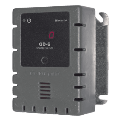 Detector de Gas / Seleccionable Metano, Propano o Hidrógeno / Salida 4-20 mA / Doble Relevador / Activación Ventilador 0-50% LEL / Supervisado