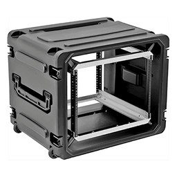 Gabinete Móvil con Amortiguador / Rack 19" 10U / Profundidad 20" (0.51 m) / Ruedas Integradas / Resistente a Golpes y Agua