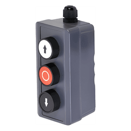 Botonera Triple / Uso Rudo / 24 VCD / IP40 / -20 a 50 °C / 2.7 x 5.2 x 2.0 in