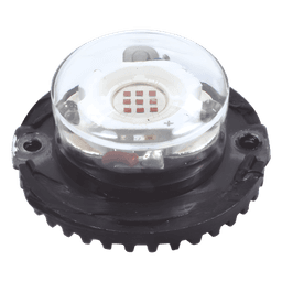 Estrobo LED Oculto / 1 LED 10W / 12 Patrones Programables / Voltaje Universal 10-24 VCC / Rojo / -40°C a 65°C (-40°F a 149°F)
