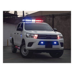 Estrobos Ocultos de 6 LED, Color Rojo/Azul, Ideales para Vehículos Encubierto