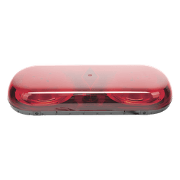 Mini Barra de Luces / 18 LED Gen III / 36W / 12-24 VCC / 40cm x 20cm x 6.3cm (15.7 x 7.9 x 2.5 in) / Montaje Permanente / Rojo