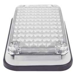 Luz de Advertencia LED / 6x4 Pulgadas / 66 LED de Alta Intensidad / 12 VCC / 10 Patrones de Destello / Montaje Permanente