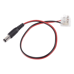 Cable de Alimentación con Conector Macho a Bloque de Terminal Atornillable / Calibre 18 AWG / Longitud 28.5 cm (11.22 Pulgadas) / Ideal para Alimentación de Cámaras