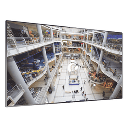 Pantalla LCD de 55" / Full HD 1080p / Bisel 3.5mm / Brillo 500 cd/m² / Ángulo 178° / Video Wall 81"