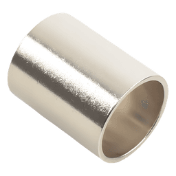 Férula-Casquillo en Chapa de Níquel para Plegar en Cables del Grupo E, I como RG-8/U, RG-213/U, LMR-400.