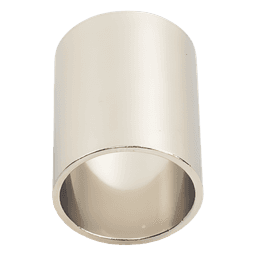 Férula-Casquillo en Chapa de Níquel para Plegar en Cables del Grupo E, I como RG-8/U, RG-213/U, LMR-400.