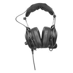 Auriculares de diadema / Doble copa / PTT con clip 360° / Cable Kevlar / Conector M01