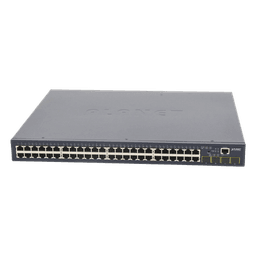 Switch Administrable Capa 2 de 48 Puertos Gigabit 10/100/1000T, 4 Puertos SFP 100/1000X