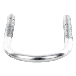 Abrazadera Tipo U / 1 pulgada / Acabado Electro Zinc / Sin Tuercas Ni Arandelas