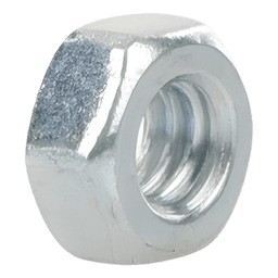 Tuerca Hexagonal de 1/4", con acabado Electro Zinc