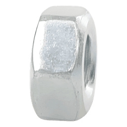 Tuerca Hexagonal de 1/4", con acabado Electro Zinc