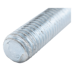 Varilla Roscada / 1/4" x 3000 mm (9.8 ft) / Acero Alta Resistencia / Acabado Electro Zinc / Rosca Completa