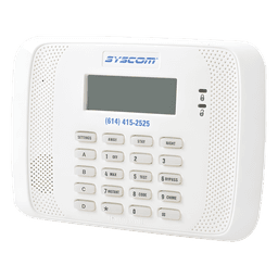 Teclado alfanumérico direccionable con receptor inalámbrico integrado, compatible con transmisores de la serie 5800