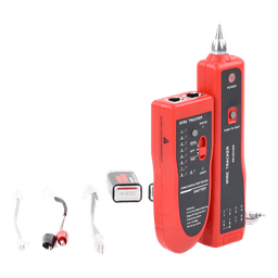 Detector de Cable con Generador de Tonos / Alcance 3 km (9,842 ft) / Prueba Continuidad y Configuración / Batería 9V DC