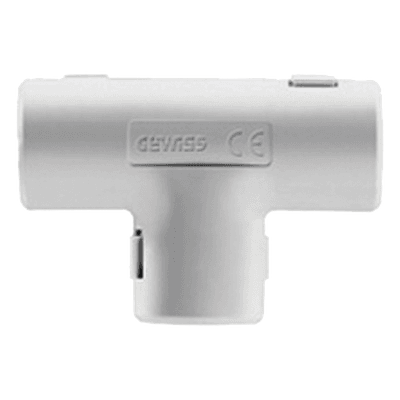 Unión en "T" para tubería rígida, recomendado para cable eléctrico, PVC Auto-extinguible, de 20 mm
