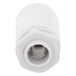 Conector de tubería rígida a caja (Racor), PVC Auto-extinguible, de 16 mm