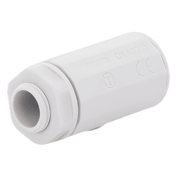 Conector de tubería rígida a caja (Racor), PVC Auto-extinguible, de 16 mm