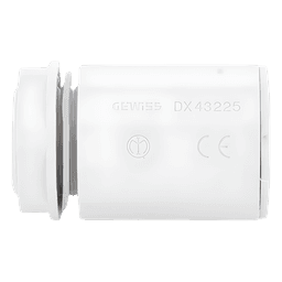 Conector de tubería rígida a caja (Racor), PVC Auto-extinguible, de 50 mm