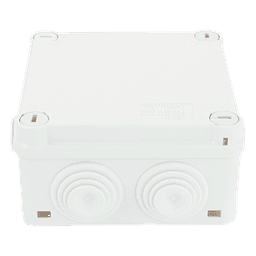 Caja de Derivación Estanca / 6 Entradas / IP55 / IK08 / 100x100x50 mm / Libre de Halógenos / -24 a 60°C