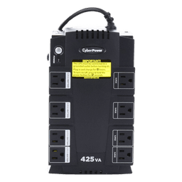 UPS Standby / 425 VA / 255 W / 8 Tomas NEMA 5-15R / 4 con Batería + 4 Protección / Topología Standby / USB de Gestión