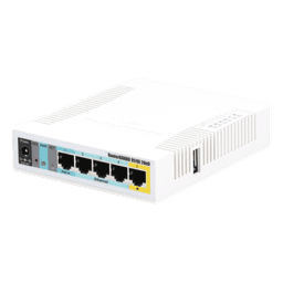 Punto de Acceso / 4 Puertos Fast Ethernet / Wi-Fi 2.4 GHz 802.11b/g/n / CPU 650 MHz / RouterOS L4