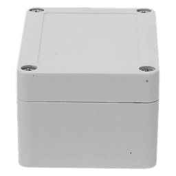 Gabinete Plástico para Exterior / IP65 / 100 x 68 x 50 mm / ABS Resistente a Intemperie / -20 a 60°C / Cierre por Tornillos