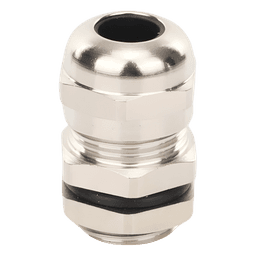 Conector Tipo Glándula / Ajustable 3-6.5 mm / Rosca M14 / IP68 / Latón Niquelado / -40℃ a 100℃
